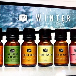 Winter set of 6 premium fragance oil